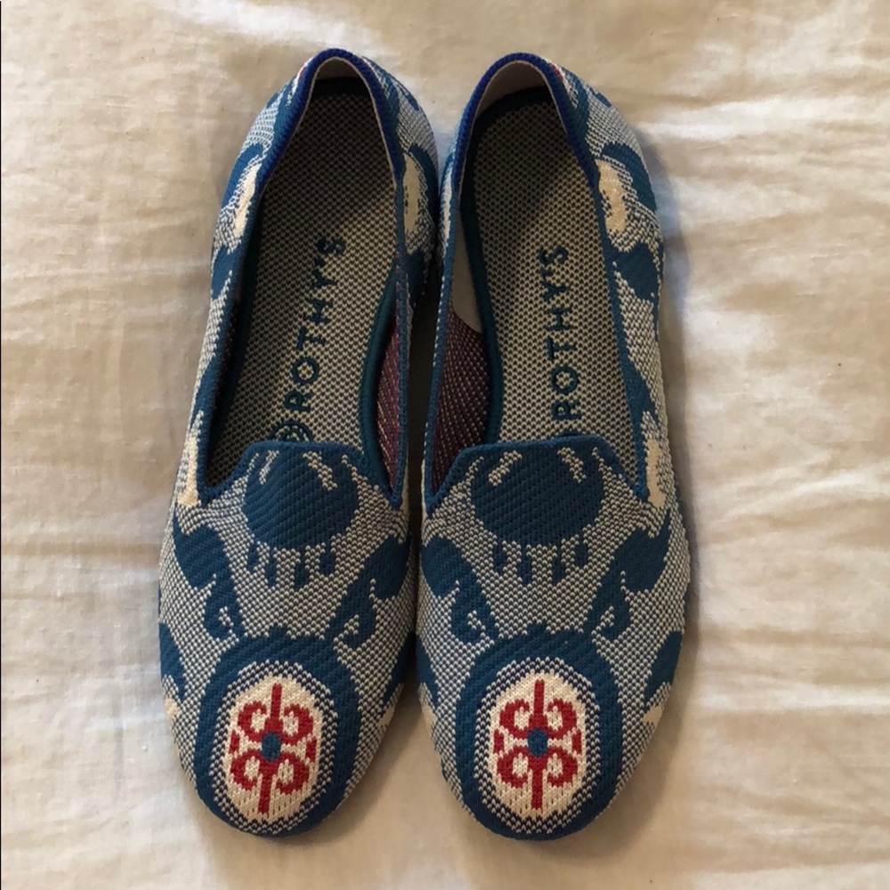 Rothy’s Moroccan Teal Loafers - 7.5